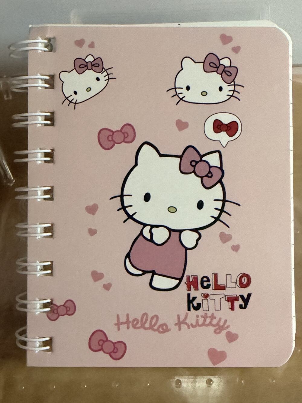 #HK-500 Hello Kitty Mini Spiral Notebook